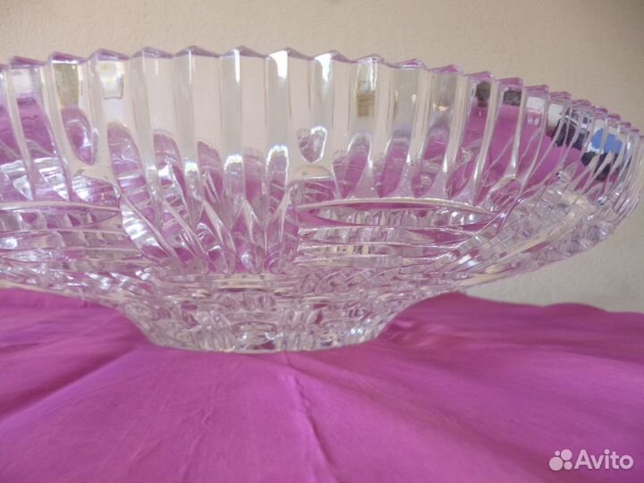 Блюдо хрустальное чсср