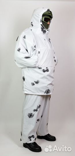 Маскировочный костюмы маскхалаты зимние белые