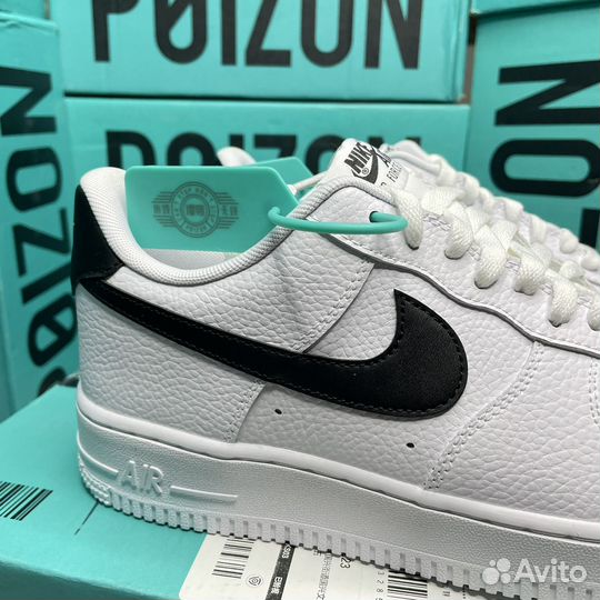 Nike Air Force 1 White Black Оригинал