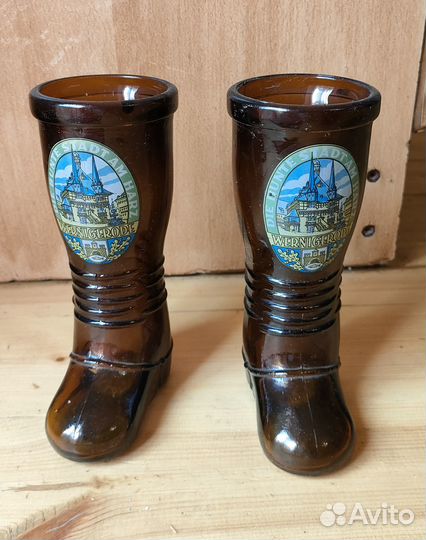 Бокал «Сапог» ГДР герб города Wernigerode