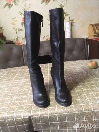 Сапоги женские демисезонные натуральная кожа