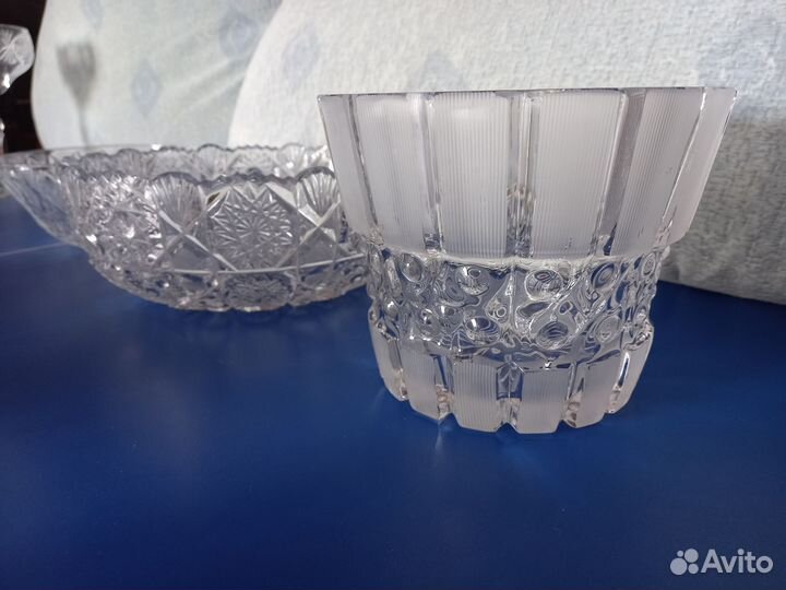 Хрусталь салатники стопки рюмки