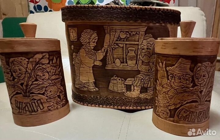 Туяс, короб из бересты комплект