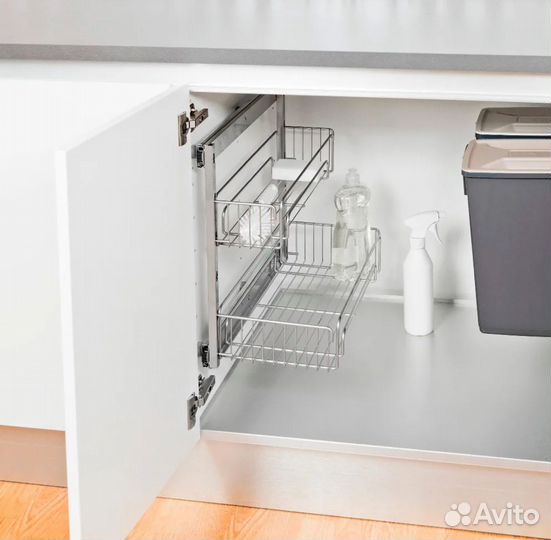 Полка выкатная, корзина полного выдвижения
