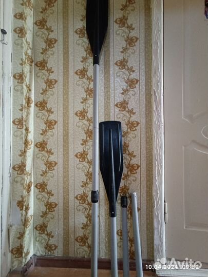 Весла разборные алюминиевые