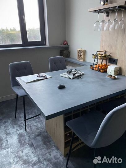 Столешница из бетона для кухни с гарантией