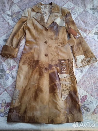 Кожаный френч