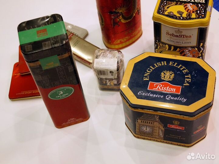 Жестяная коробка для хранения