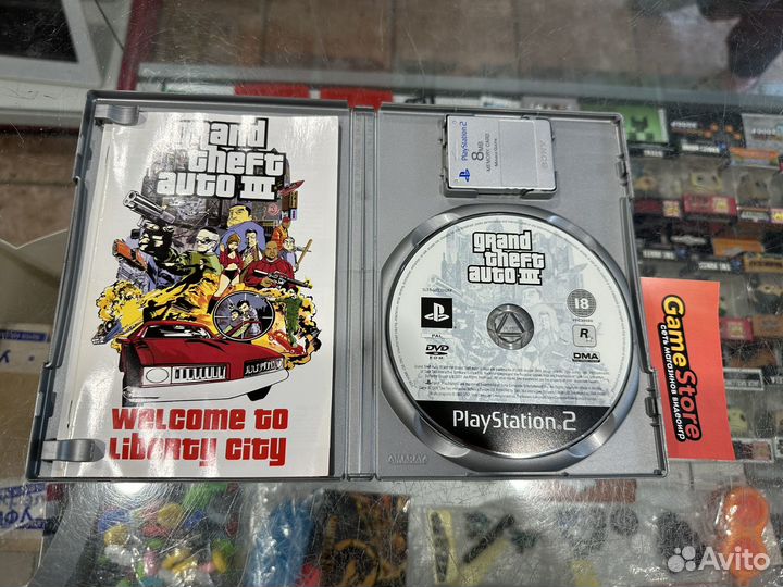 Grand Theft Auto 3 PS2 + ориг карта памяти
