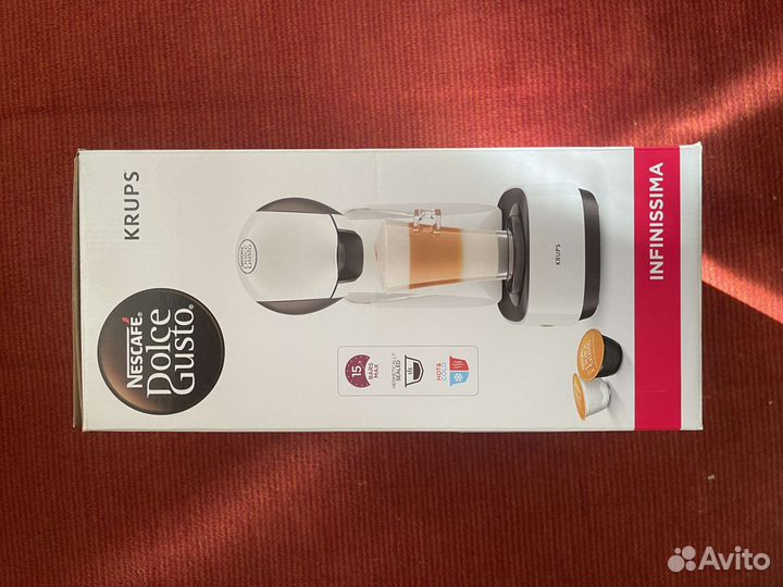 Кофемашина капсульного типа krups nescafe dolce