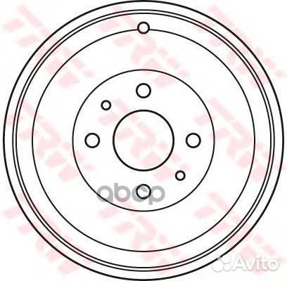 Тормозной барабан DB4387 TRW