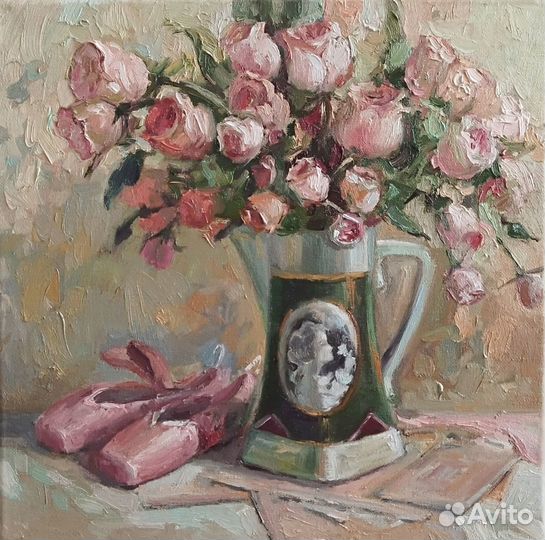 Натюрморт с розами