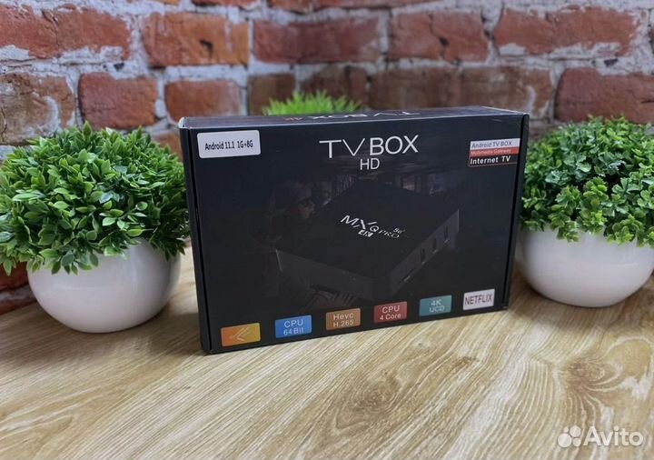 TV BOX 4K телевизионая приставка на андроиде