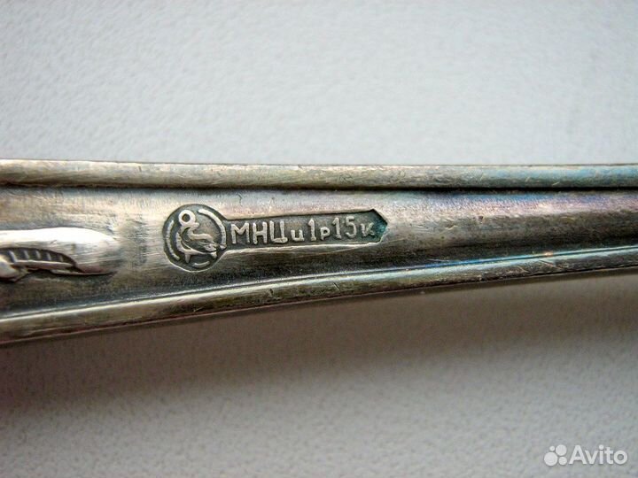 Мельхиоровые ложки вилки ножи СССР