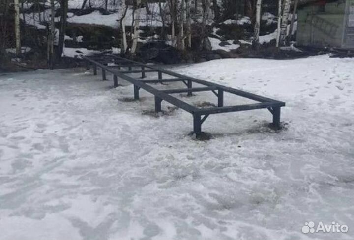 Установка винтовых свай