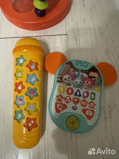 Сортер совушки battat и 2 музыкальные игрушки