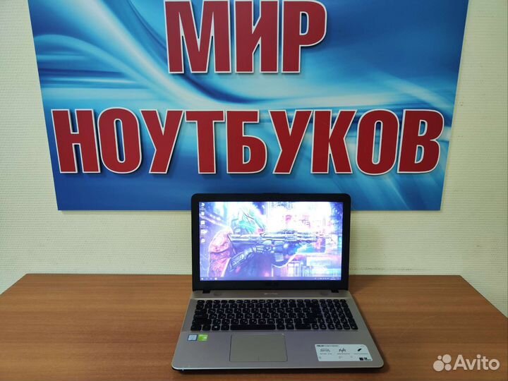 Свежий легкий игровой ноутбук Asus / Full / ssd500