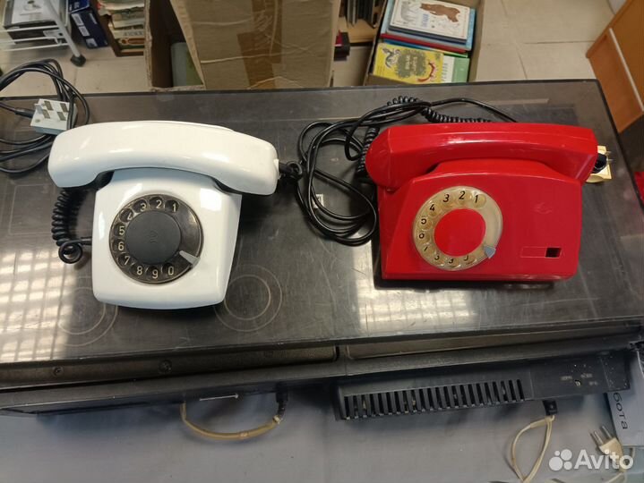 Ретро телефон дисковый времён СССР