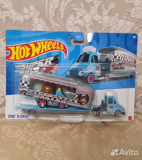 Hot wheels dine 'n dash грузовик
