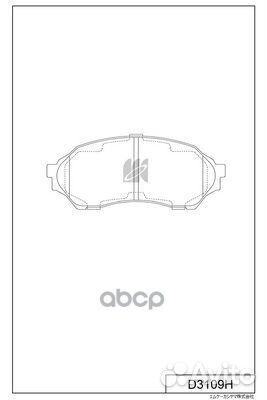 Колодки тормозные familia,etude - BJ5,BJ3P,bjep