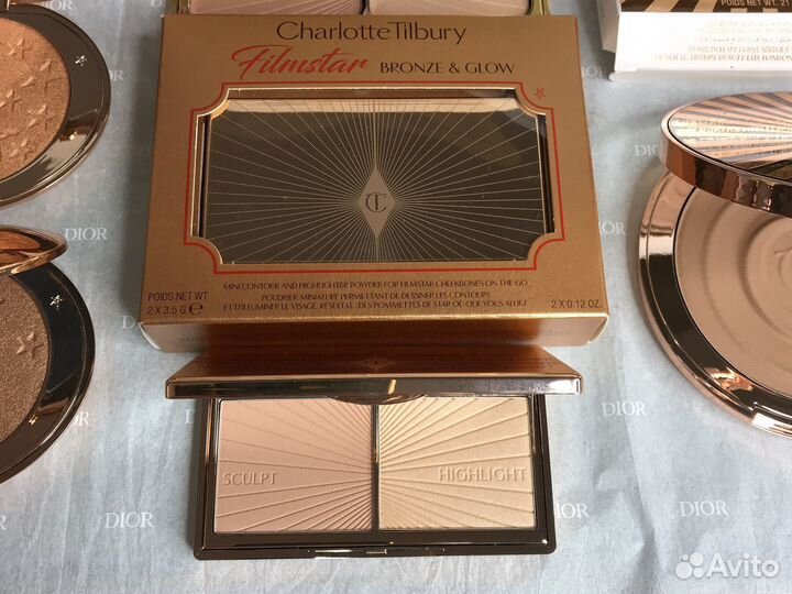 Charlotte Tilbury бронзеры и хайлатеры
