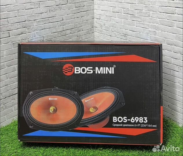 Автомобильные динамики овалы bos mini