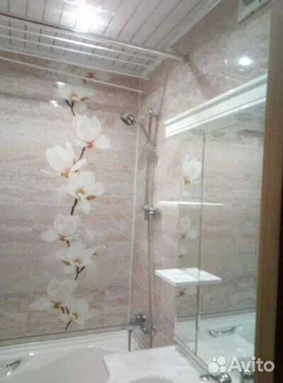 Ремонт ванной и туалета пвх панелями