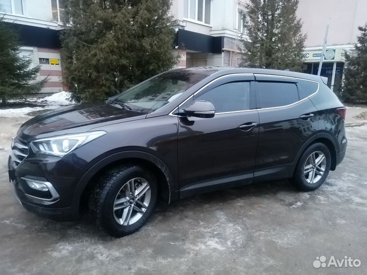 Hyundai Santa Fe 2.4 AT, 2017, 124 000 км