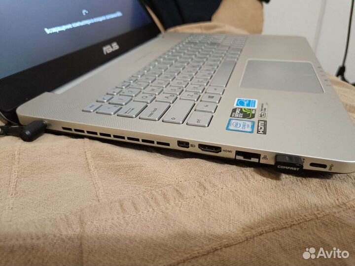 Asus N552vw (i7, 16Гб, SSD 256Гб+256Гб, GTX 960M)