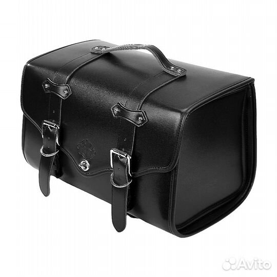 Кофр центральный для мотоцикла 30 л кожаный мото