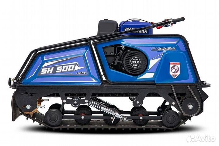 Мотобуксировщик Sharmax S500 с двигателем Yamaha M