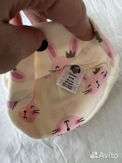 Шапочка на новорожденных новые