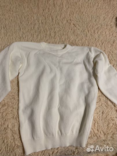 Свитшот женский 46 48 молочный цвет