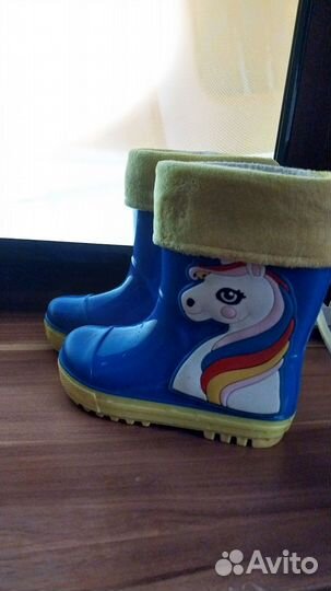 Детские резиновые сапоги