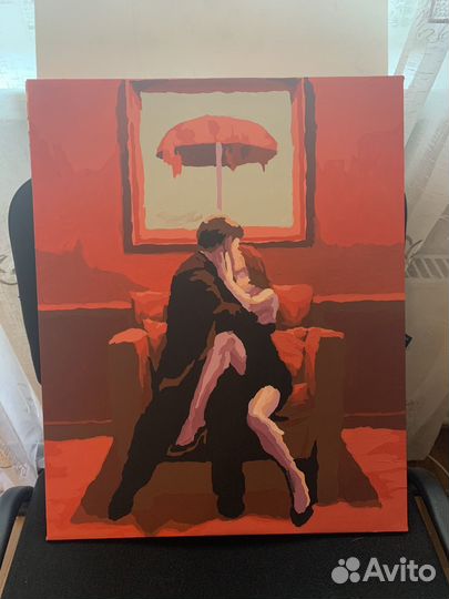 Картины потномерам разрисованные