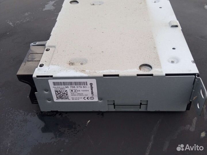 Блок управления климат/магнитола Сitroen c4 b7 12г