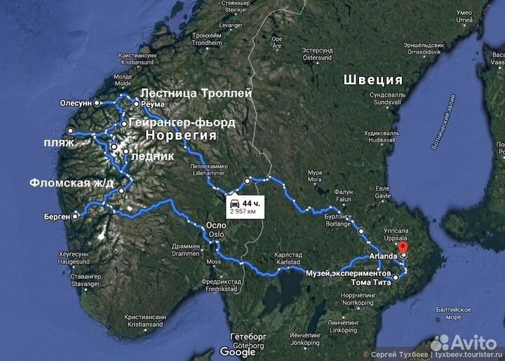 Автотуры по России, Европе и др