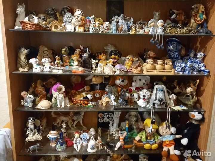 Коллекция собак и колокольчиков