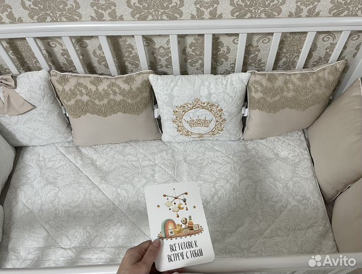 Бортики в детскую кроватку