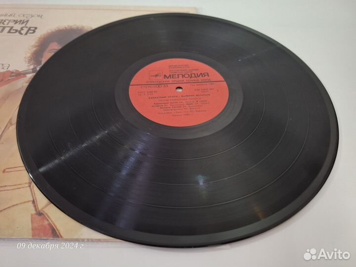 Леонтьев Виниловая пластинка