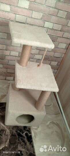 Когтеточка домик для кошки