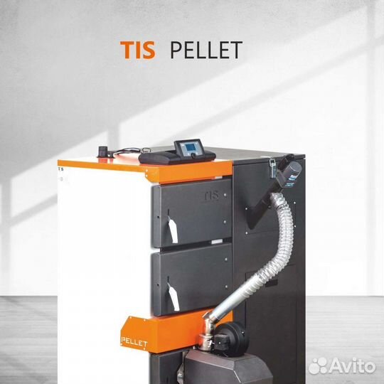 Котел таердотопливный пеллетный Pellet Tis
