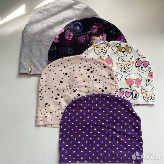 Шапка летняя на девочку 50 р-р