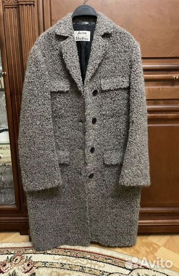 Шуба пальто тедди Acne studios оригинал