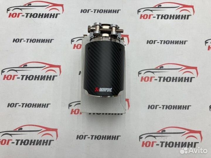 Насадка на выхлоп одинарная Akrapovic матовый