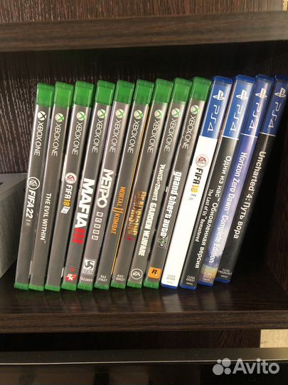 Игры на Xbox One ps 4 диски
