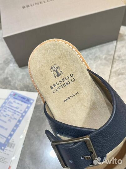 Шлепки мужские Brunello Cucinelli