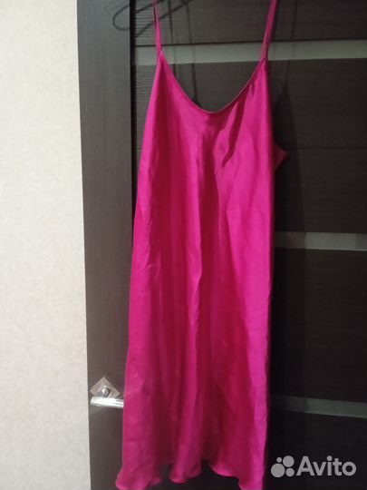 Халат+сорочка р. 48-50 шёлковый