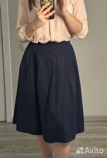 Юбка синяя юникло S 42 размер
