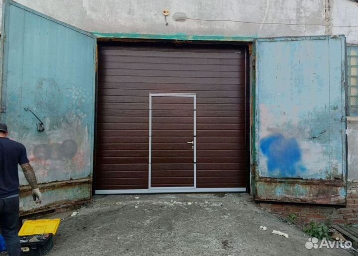 Автоматические ворота с монтажом